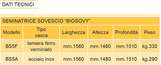 Dolmec Biosovy seminatrice per sovescio